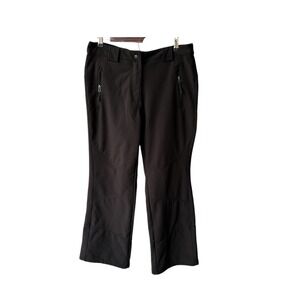 Vertical 9 Pants Black Fleece Lined Softshell Snow Ski Snowboard Size Large